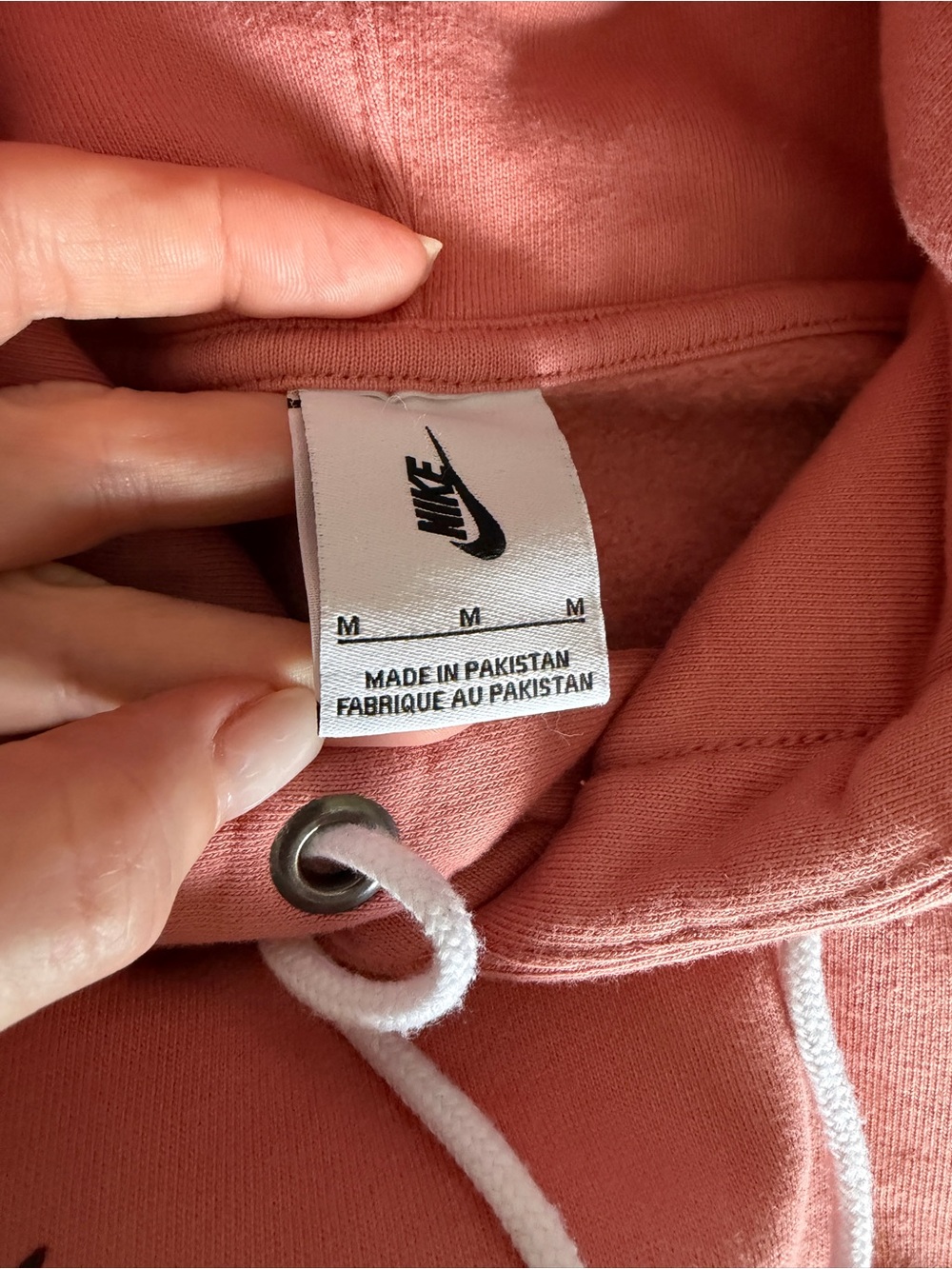 Nike Custom-Family is Everything EYBL Hoodie in Fossil Rose SIZE MED - Picture 3 of 3